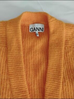 GANNI Women's Marigold Alpaca and Merino Wool Blend Sweater